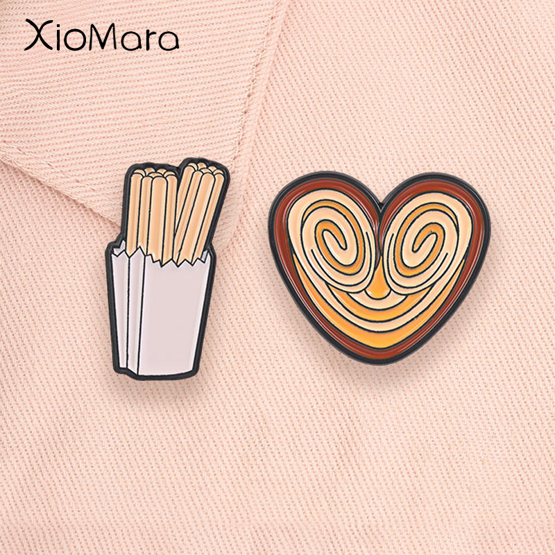 Food Snacks Gifts - Spanish Food Enamel Pins Delicious Snacks