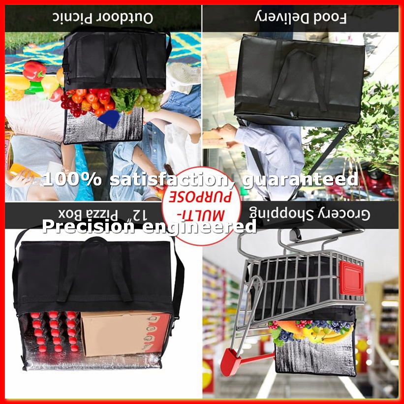 Food & Snacks Colouring Book - Insulated Food/Pizza Delivery Bag Insulated Grocery