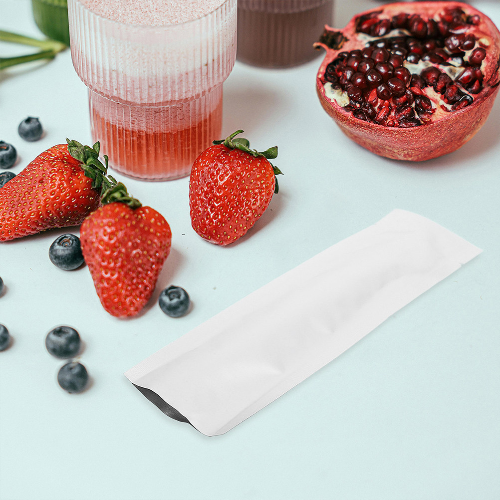 Food Protein Snacks - 100Pcs Protein Powder Packaging Bags Heat