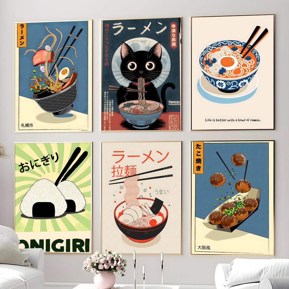 Food Snacks Gifts - Food J-Japanese Ramen Snack Poster Wall