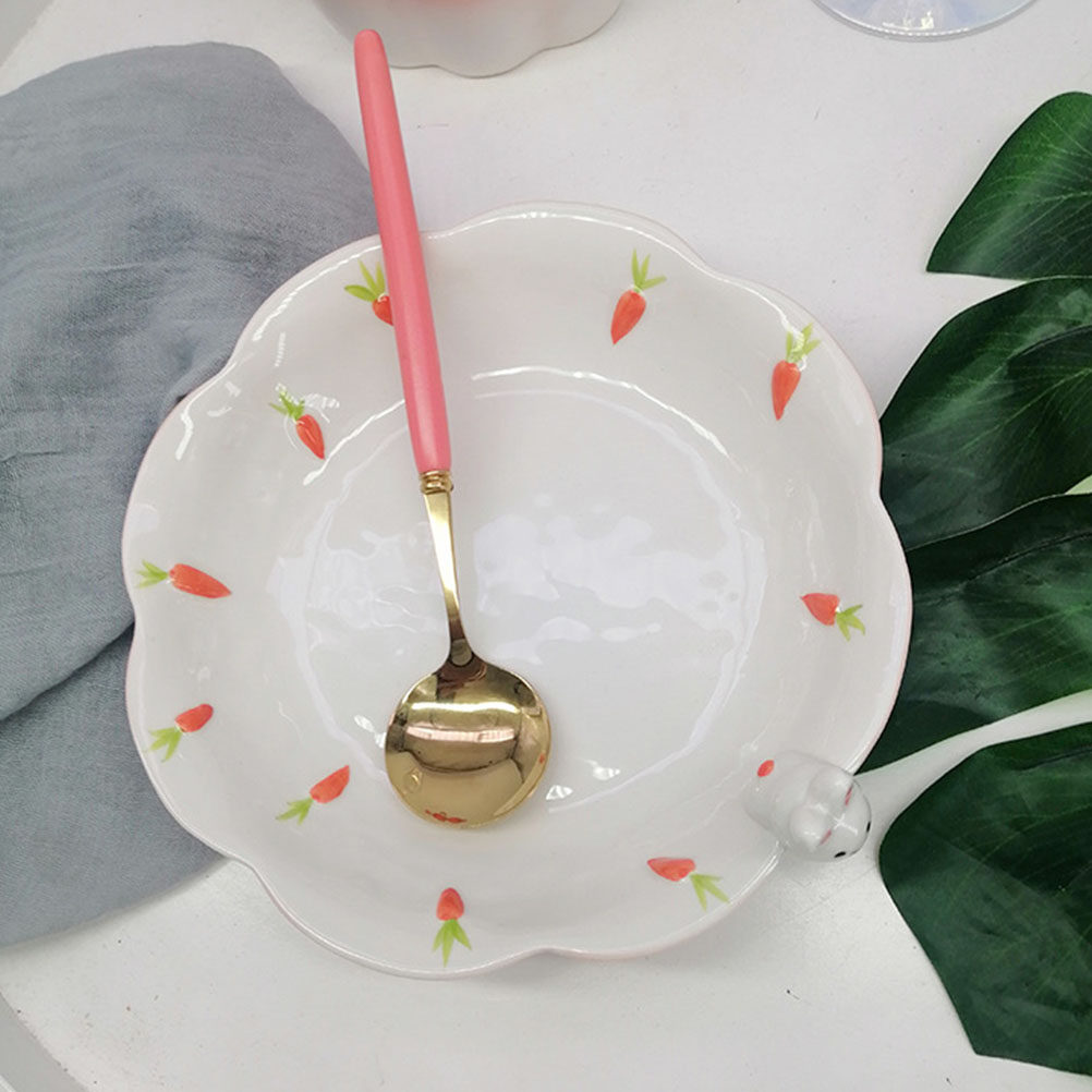 Food Snacks Ideas - Handmade Ceramic Rabbit Shaped Serving Plate