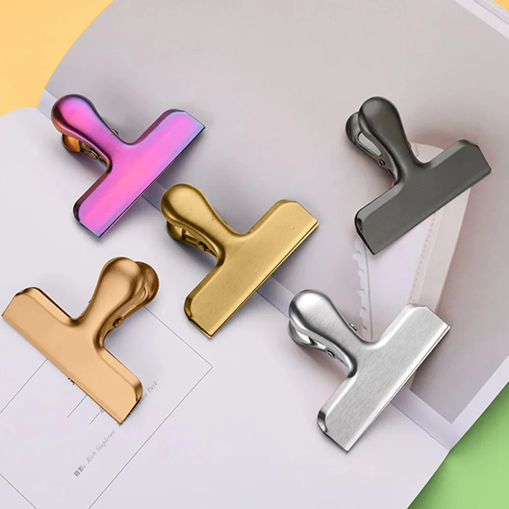 Food Snacks Items - Stainless Steel Chip Bag Clips Stainless