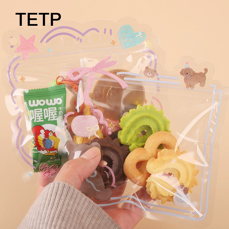 Food Snacks Gifts - TETP 100Pcs Transparent Bear Bowknot Snack