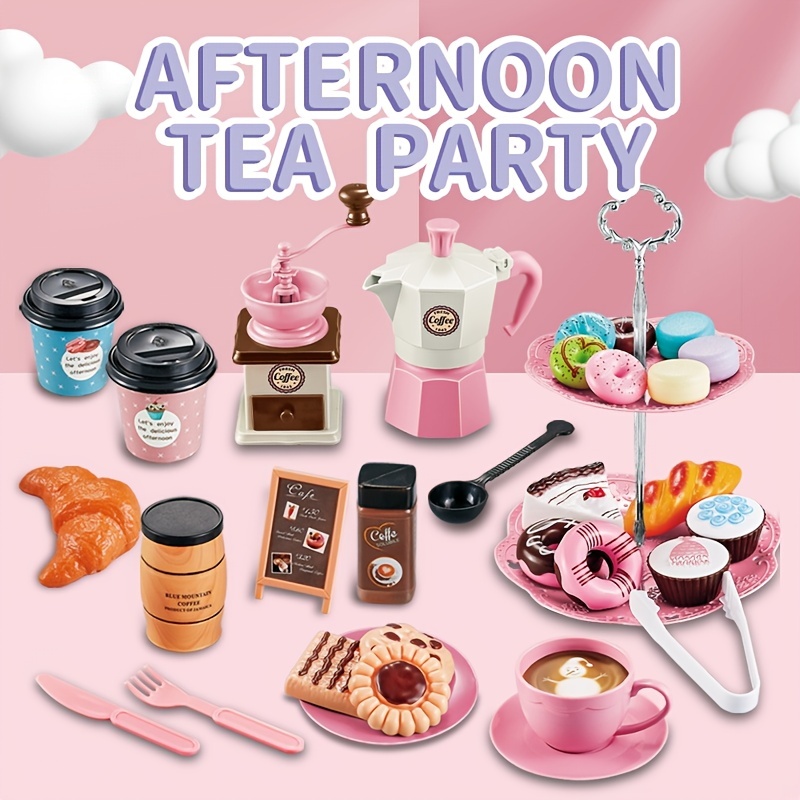 Food Snacks Gifts - Afternoon Tea Toy Set Gifts Pretend