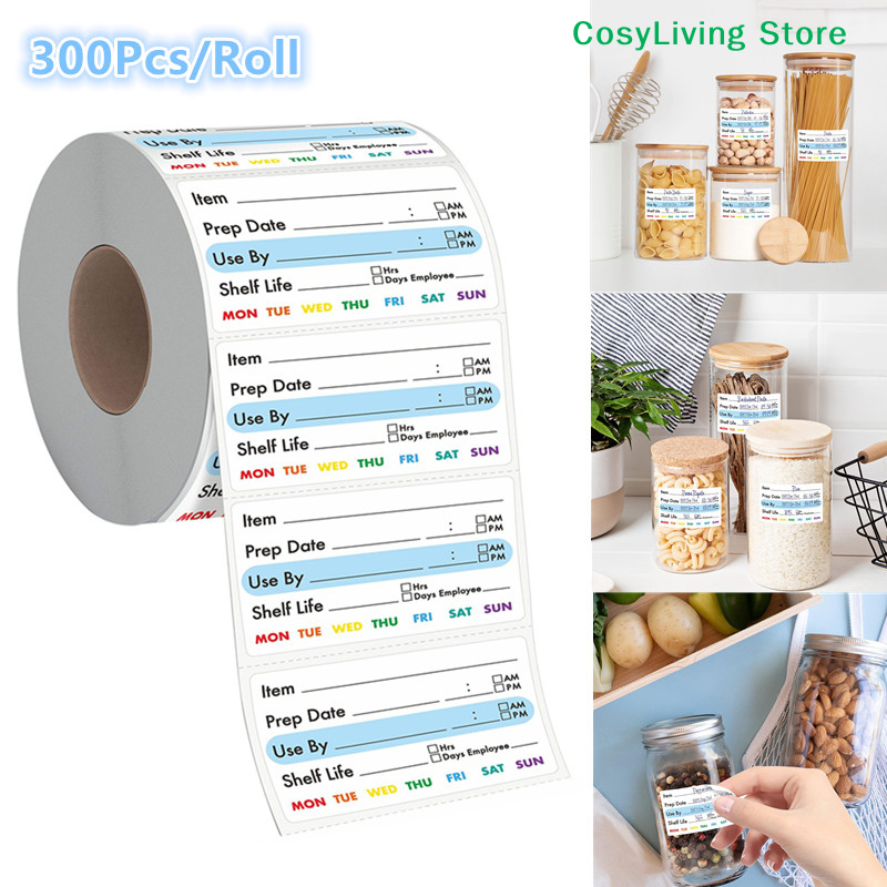 [CL]300Pcs/Roll Kitchen Date F - Snacks Food Labels recensie en prijs