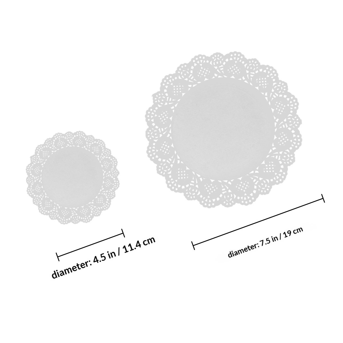 2Sets 200 Sheets Lace Doilies  - Food Snacks Gifts recensie en prijs