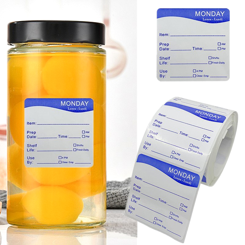 250Pcs/Roll Kitchen Date Food  - Snacks Food Labels recensie en prijs