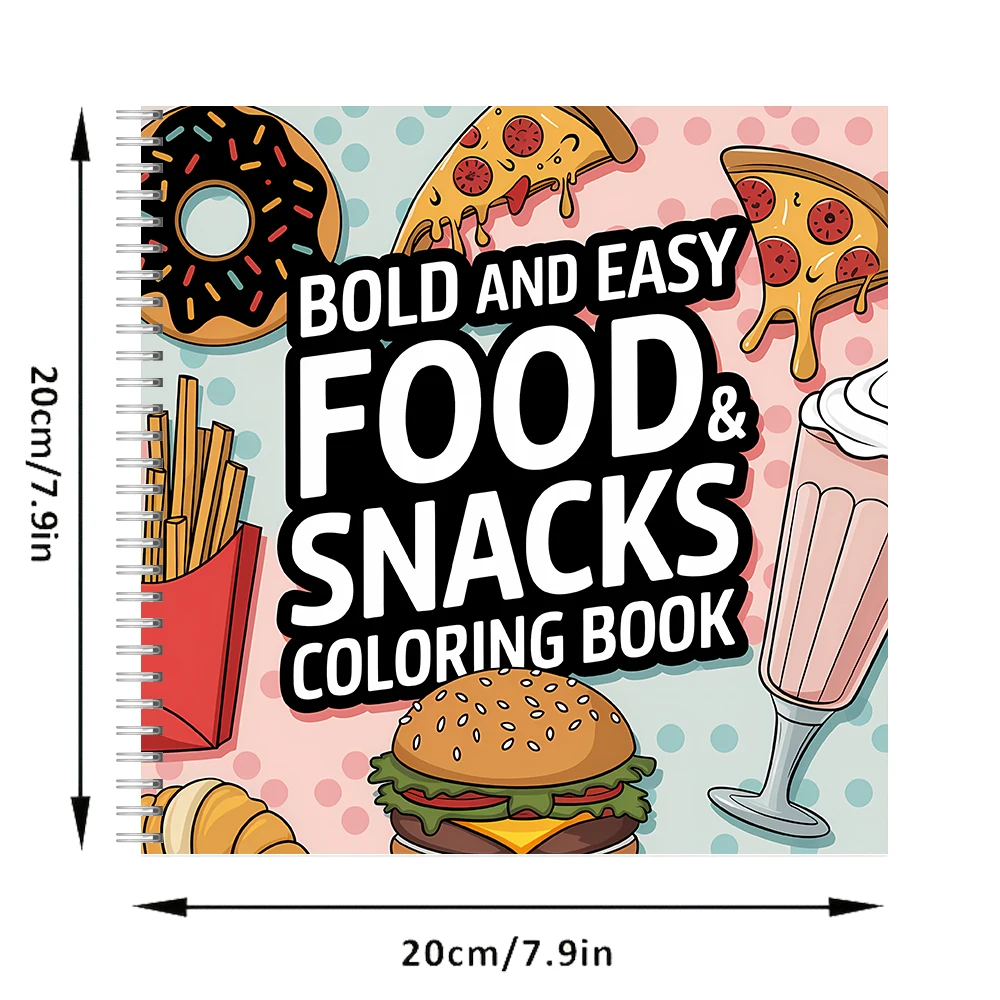 Easy Food and Snacks Coloring  - Food Snacks Drawing recensie en prijs