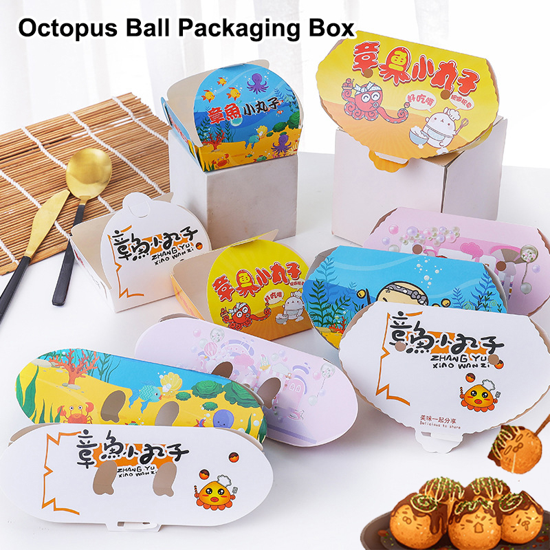 100Pcs Disposable Cartoon Octo - Food In Japanese Snacks recensie en prijs