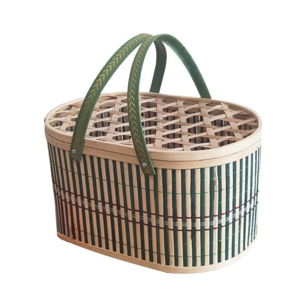 Durable Handmade Bamboo Basket - Food Snacks Gifts recensie en prijs