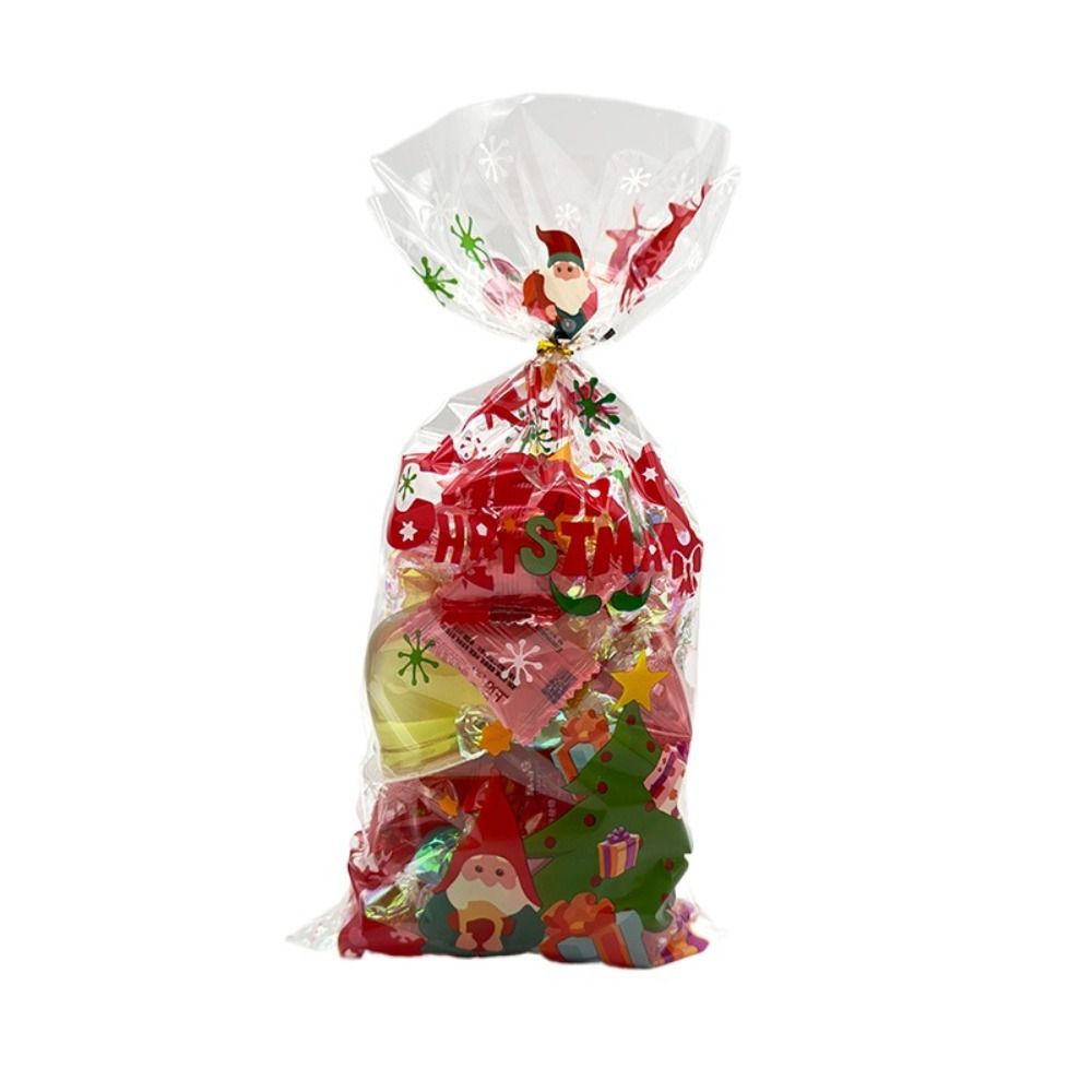 50PCS Transparent Cellophane C - Xmas Food Snacks recensie en prijs