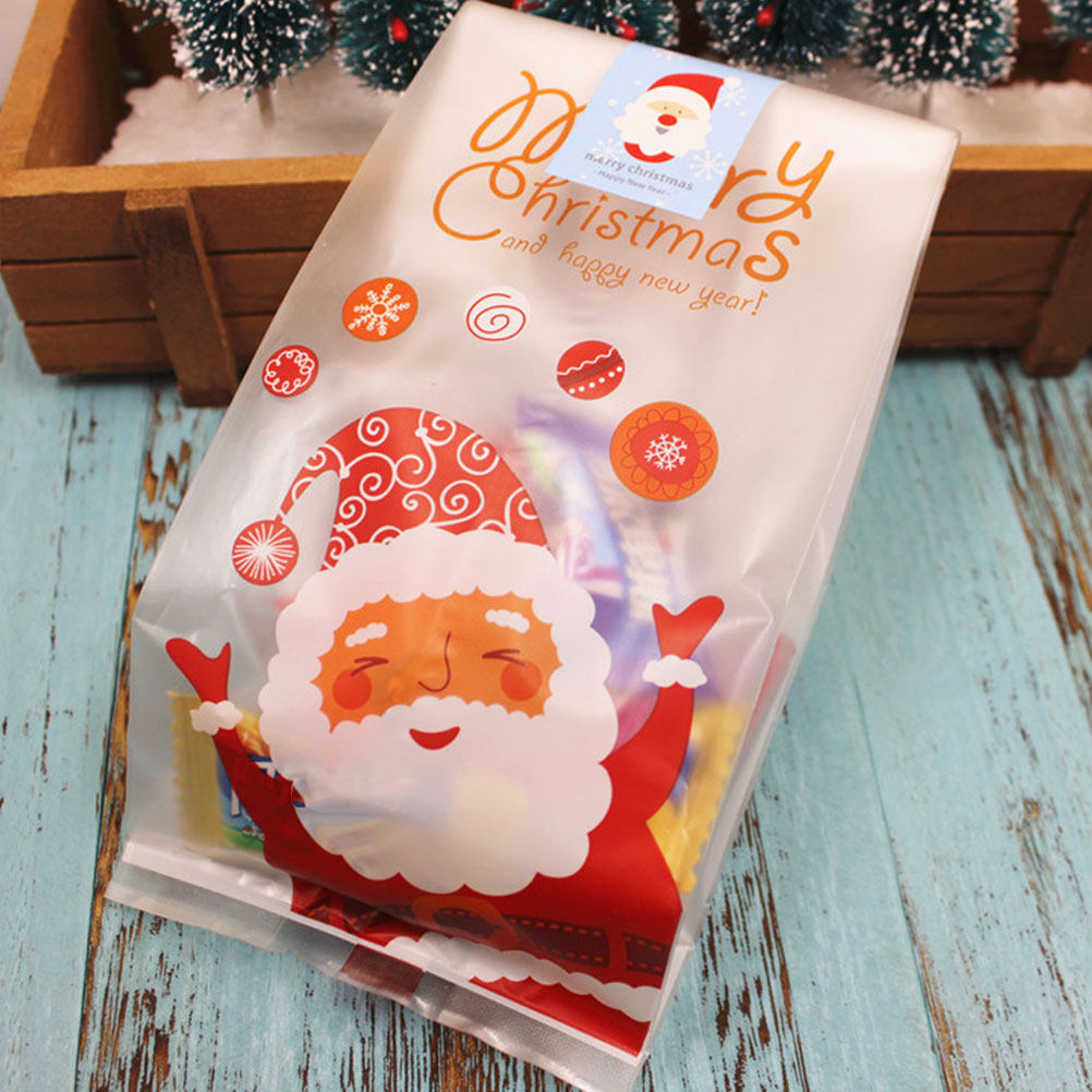 50Pcs Christmas Gift Bags Fest - Xmas Food Snacks recensie en prijs