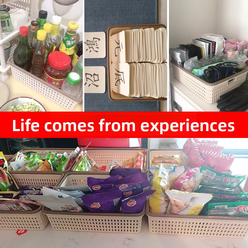 Plastic Wicker Style Storage B - Food Snacks Items recensie en prijs
