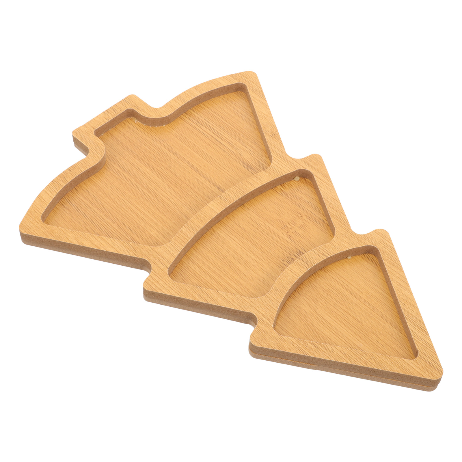 Wood Christmas Tree Plate Serv - Xmas Food Snacks recensie en prijs