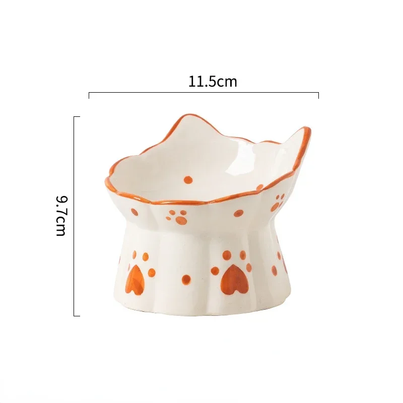Cat Ceramic Food Bowl Elevated - Food Snacks To Eat recensie en prijs
