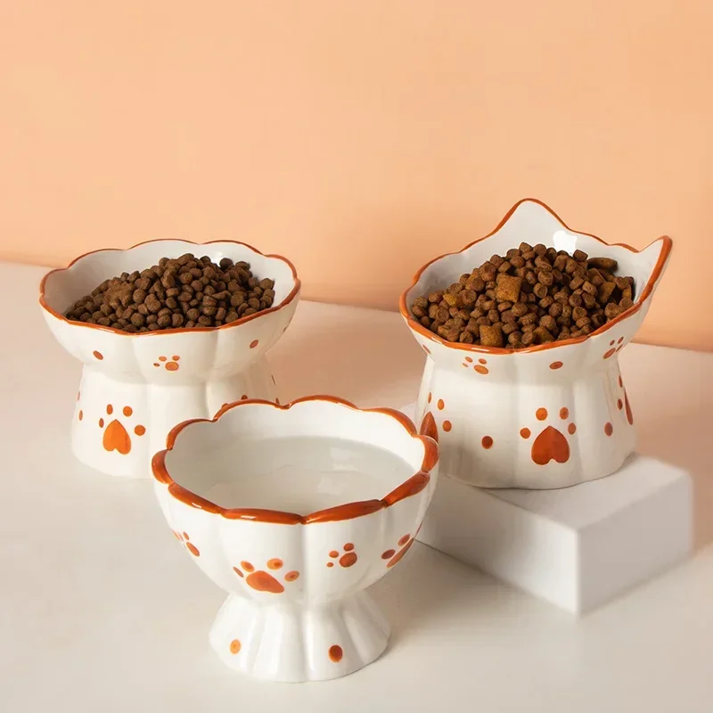 Cat Ceramic Food Bowl Elevated - Food Snacks To Eat recensie en prijs