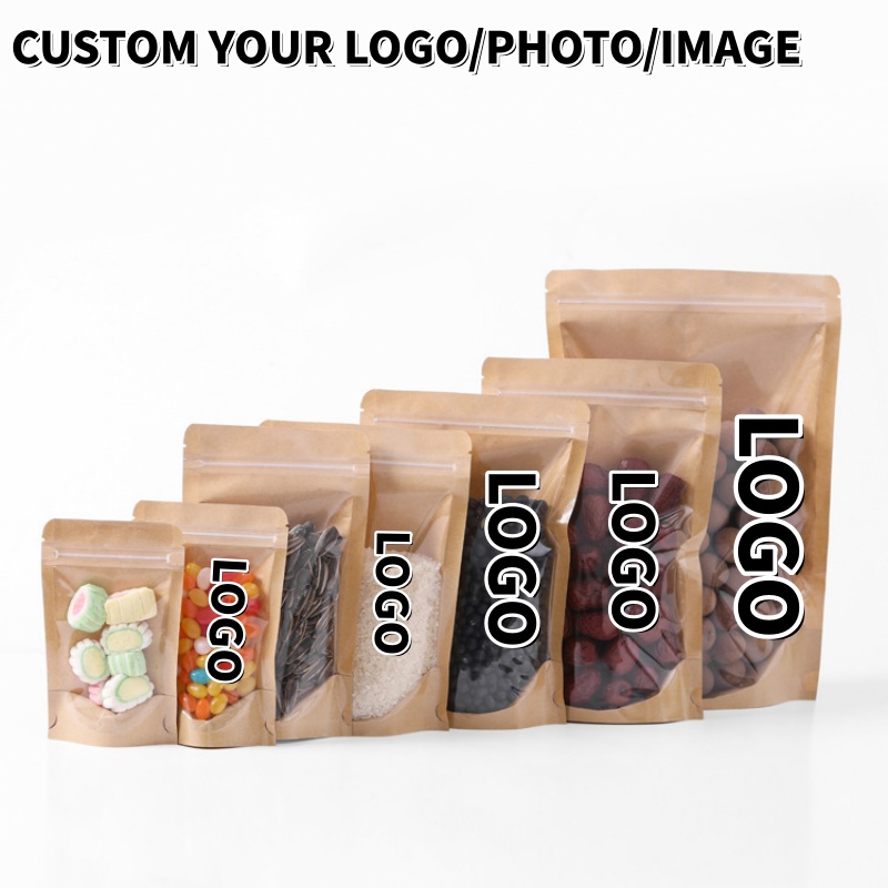 100PCS Clear Front Stand Up Kr - Food Day Snacks recensie en prijs