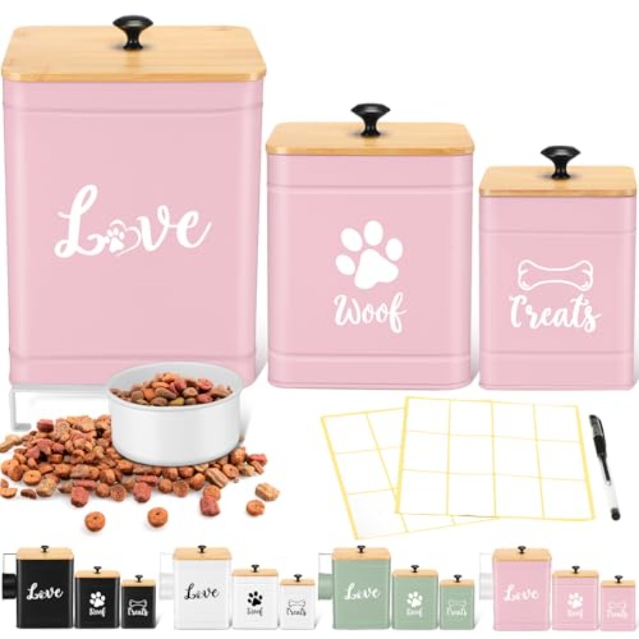 Metal Dog Treat Containers Set - Snacks Food Labels recensie en prijs