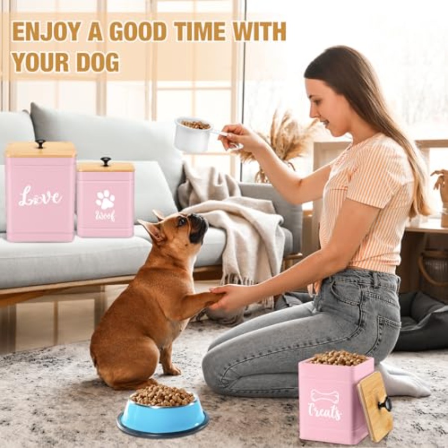 Metal Dog Treat Containers Set - Snacks Food Labels recensie en prijs