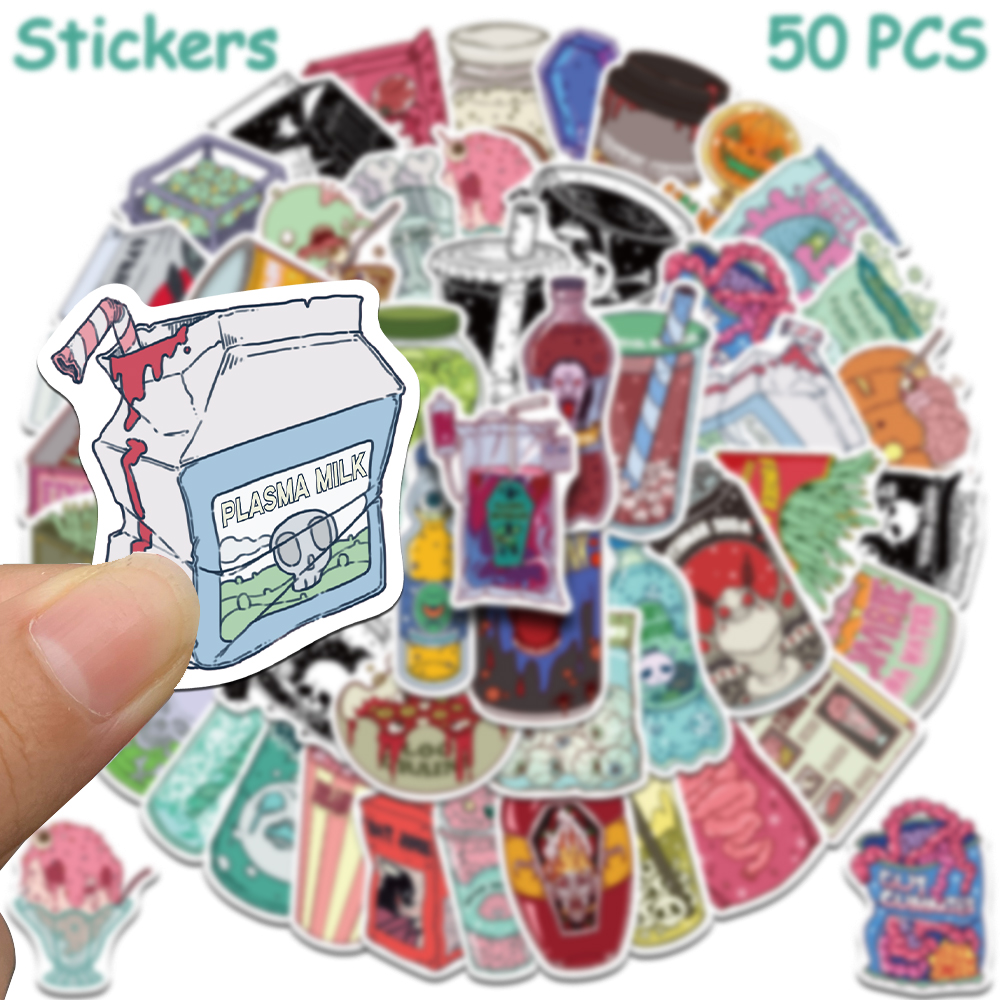 50pcs Horrible Zombie Food Sti - Zombie Snacks recensie en prijs
