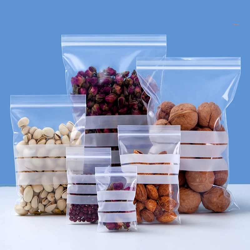 200PCS Clear PE Writing Ziploc - Snacks Food Labels recensie en prijs