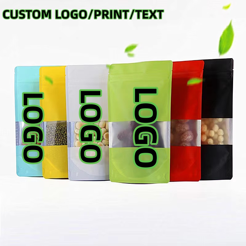 100PCS Foil Window Ziplock Bag - Xmas Food Snacks recensie en prijs