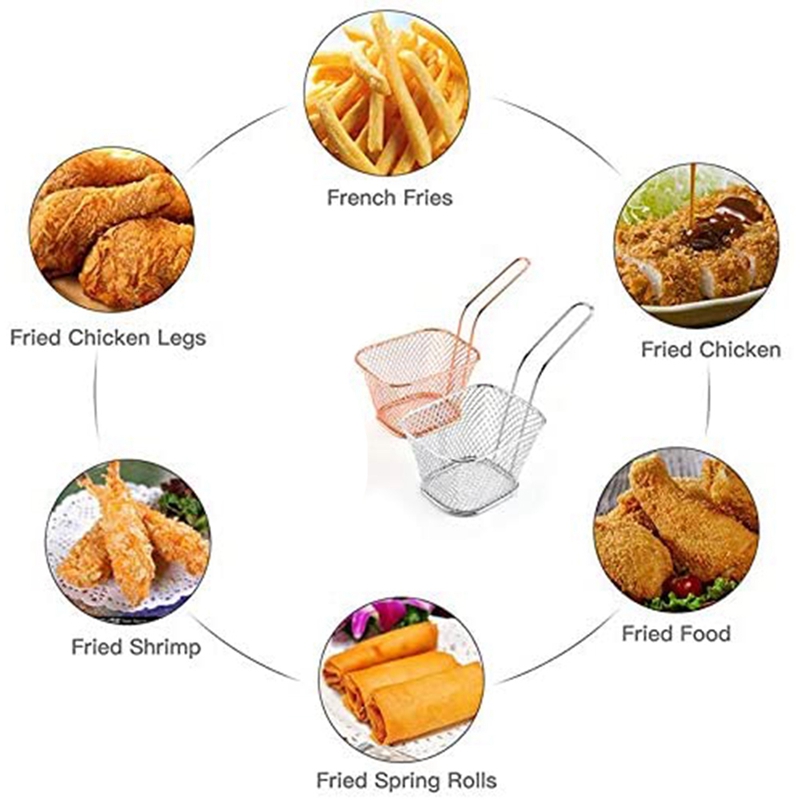 Mini Fry Baskets, Mesh Wire Fr - Food & Snacks Colouring Book recensie en prijs