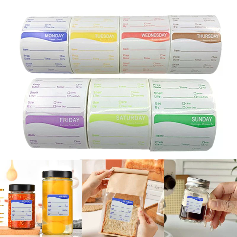 250Pcs/Roll Kitchen Date Food  - Snacks Food Labels recensie en prijs