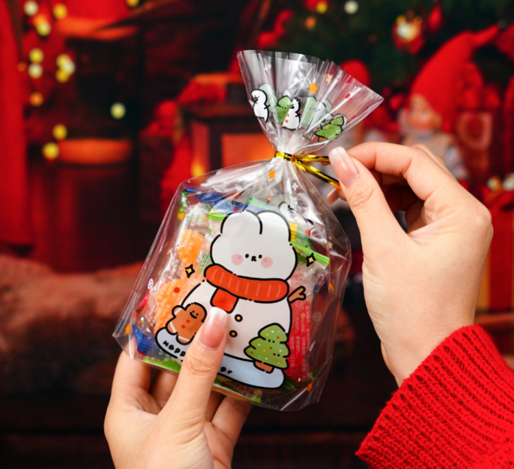 100PCS Bag With Ties Open Top  - Xmas Food Snacks recensie en prijs