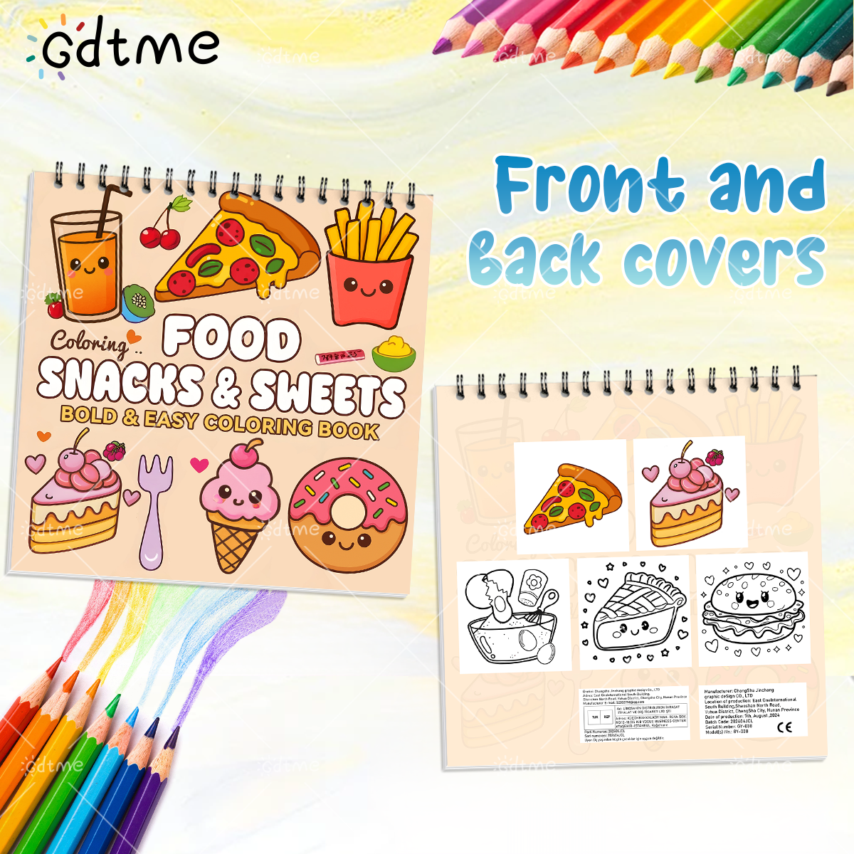 FOOD SNACKS & SWEETS Themed Co - Food Snacks Drawing recensie en prijs