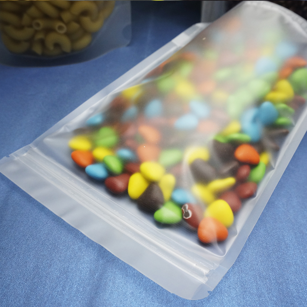 100pcs Matte Clear Stand Up Zi - Food Snacks Items recensie en prijs