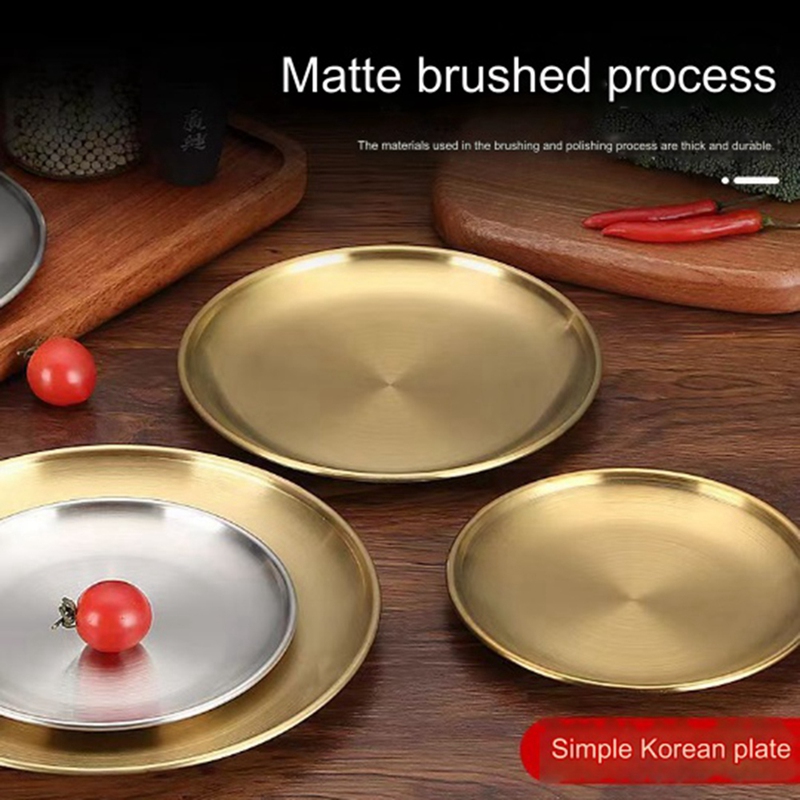 Stainless Steel Round Plate Ca - Food & Snacks Colouring Book recensie en prijs