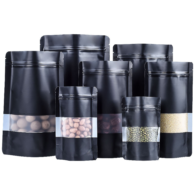 100PCS Stand-up Matte Black Al - Food Day Snacks recensie en prijs
