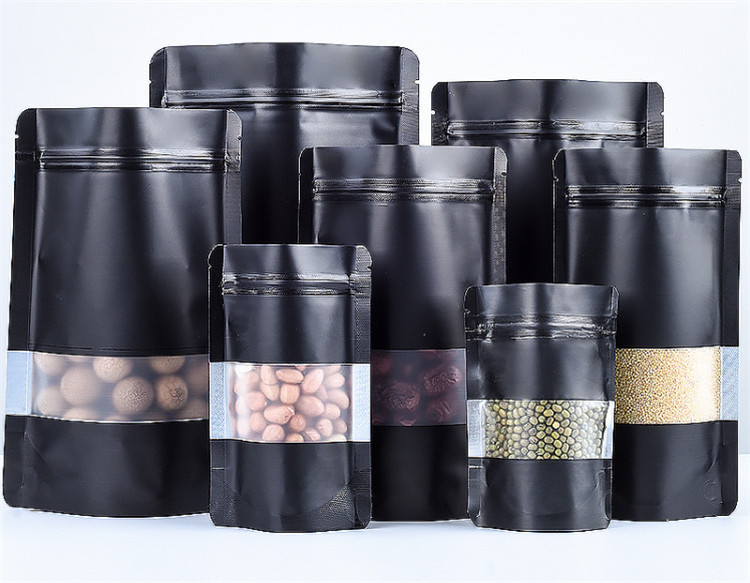 100PCS Stand-up Matte Black Al - Food Day Snacks recensie en prijs