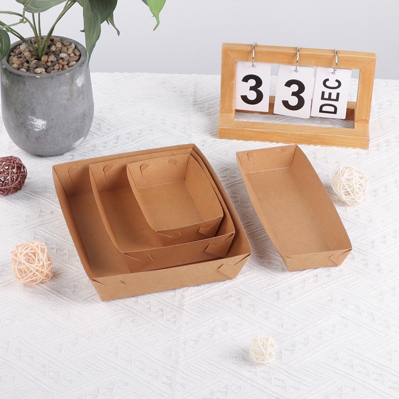 10/30/50pcs Kraft Paper Dispos - Food Day Snacks recensie en prijs