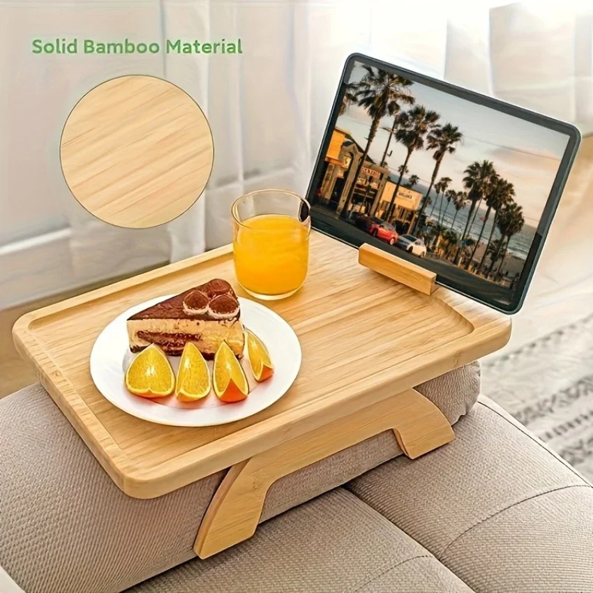 Wooden Foldable Tray Lazy Sofa - Food Snacks To Eat recensie en prijs