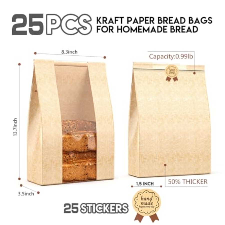 Bread Bags for Homemade Bread  - Food & Snacks Colouring Book recensie en prijs