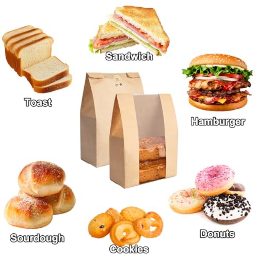 Bread Bags for Homemade Bread  - Food & Snacks Colouring Book recensie en prijs