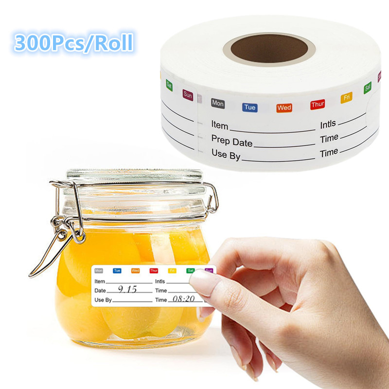 300Pcs/Roll Candy Storage Expi - Snacks Food Labels recensie en prijs