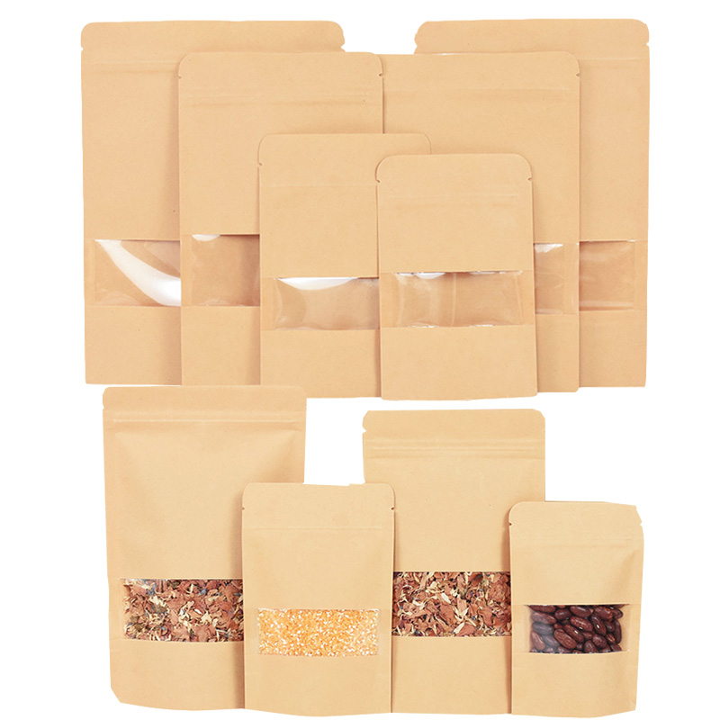 20/50pcs Kraft Paper Zip Lock  - Food Snacks Gifts recensie en prijs