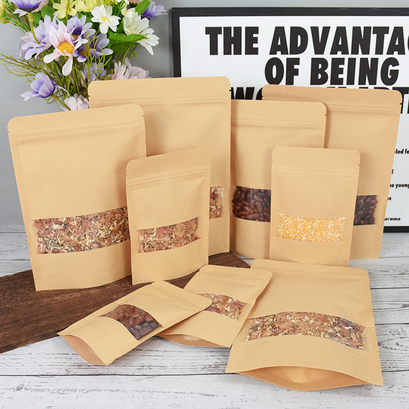 20/50pcs Kraft Paper Zip Lock  - Food Snacks Gifts recensie en prijs