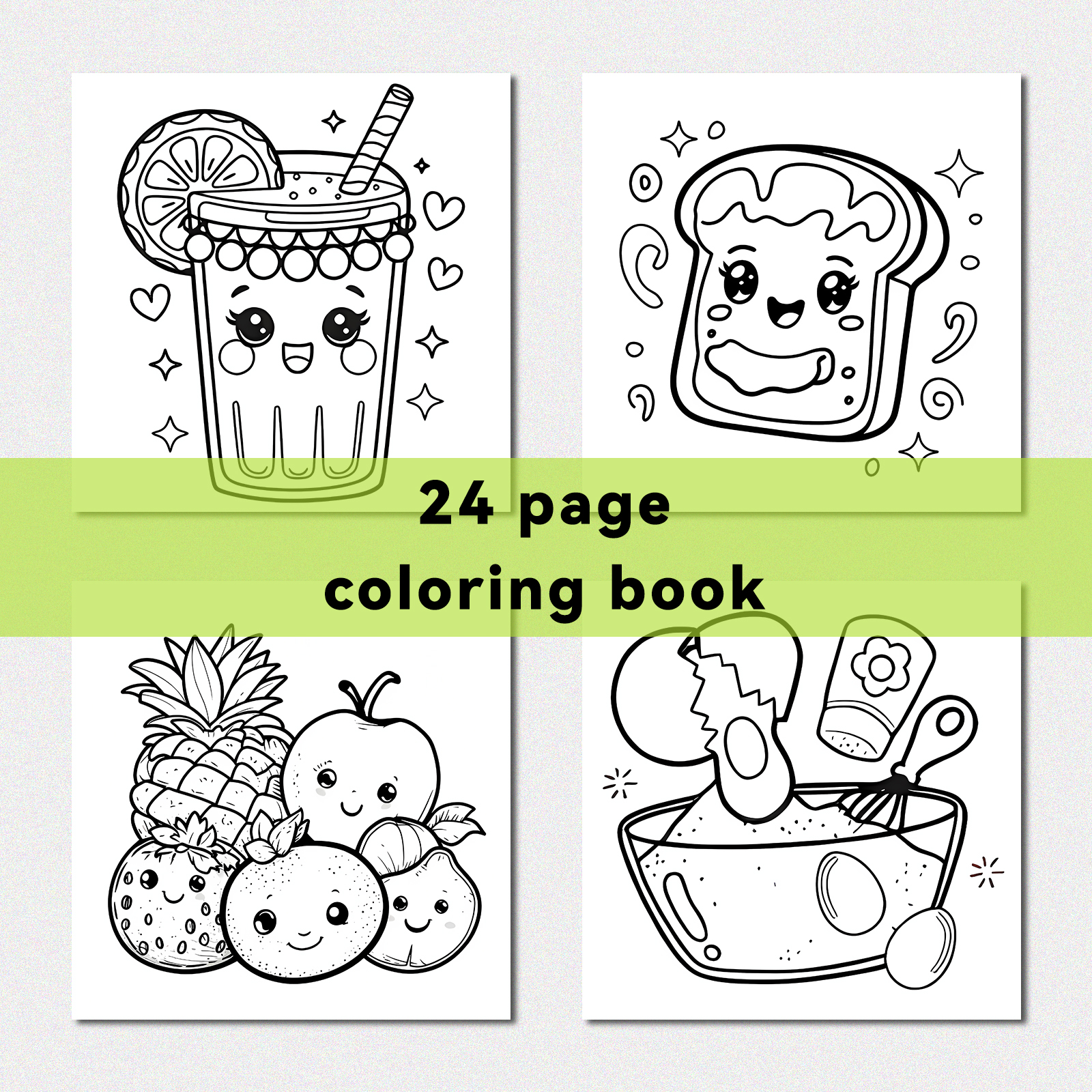 FOOD AND SNACK Coloring Book F - Food Snacks Drawing recensie en prijs