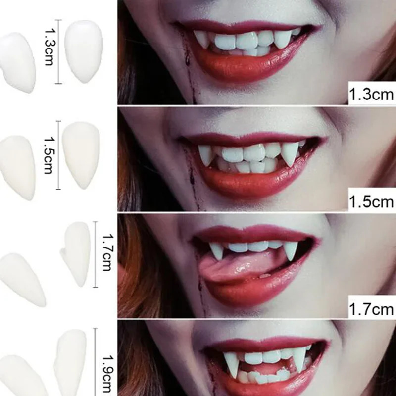 1-4Pairs Vampire Fangs&Zombie  - Zombie Snacks recensie en prijs