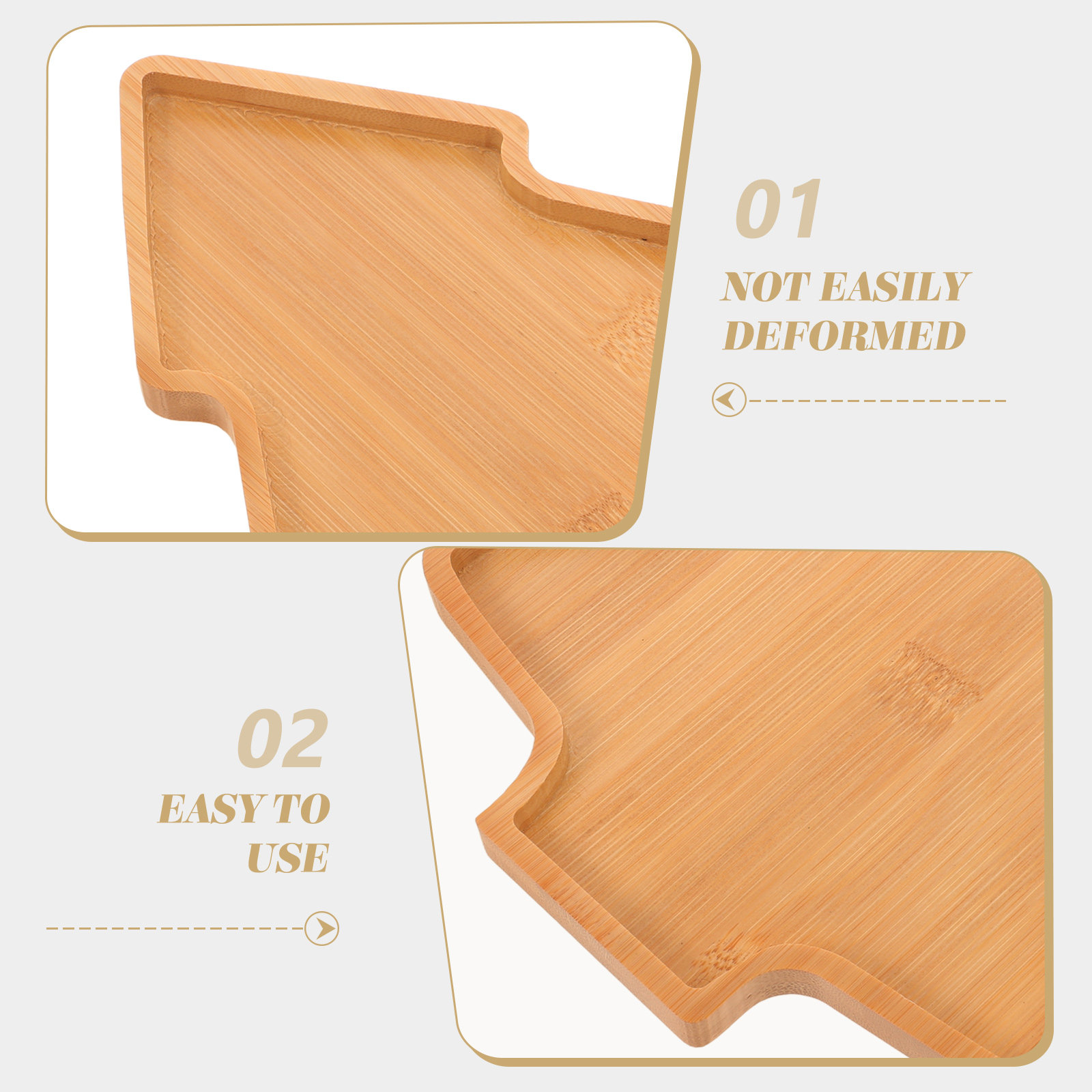 Christmas Tree Shaped Wooden S - Xmas Food Snacks recensie en prijs