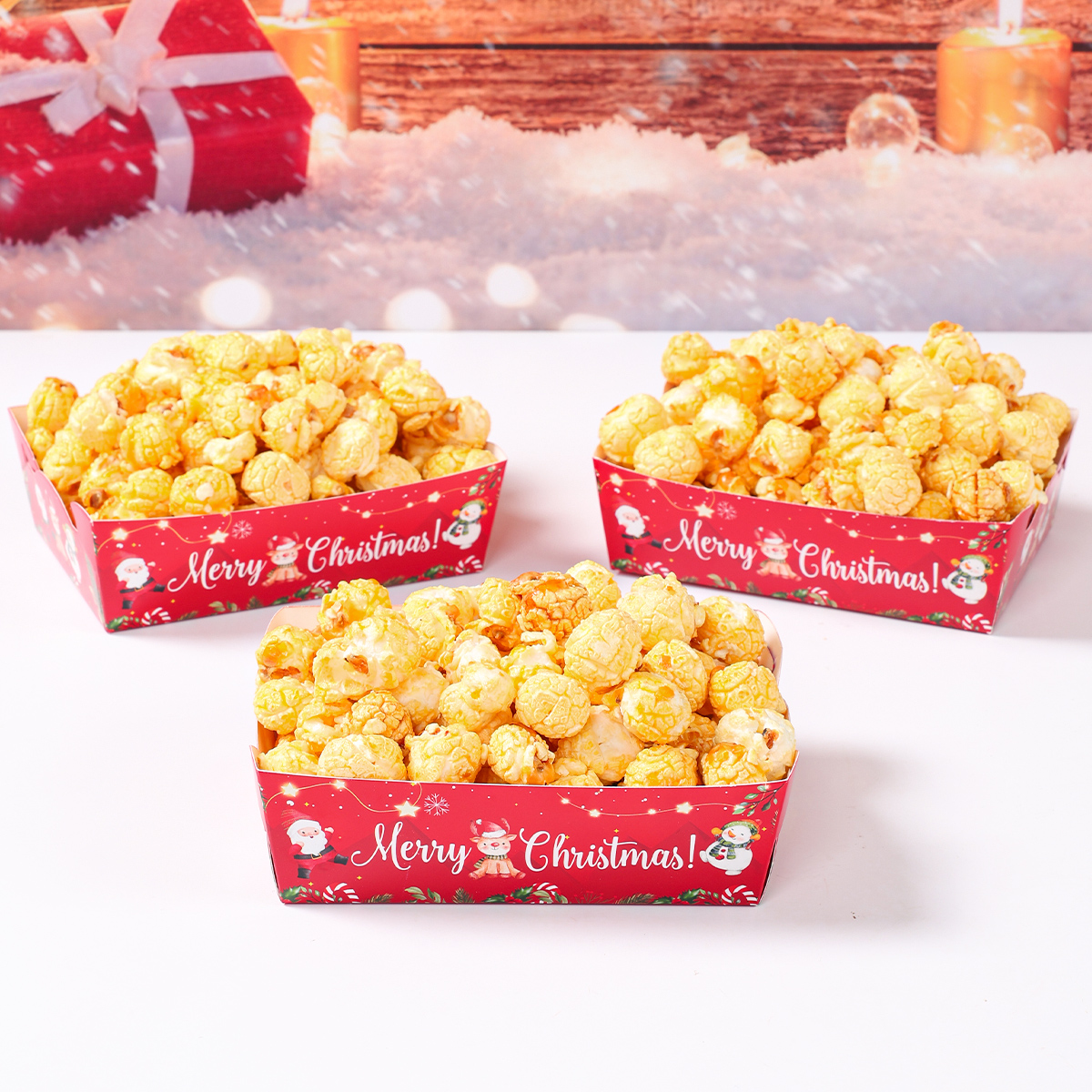 Christmas Paper Food Tray Merr - Xmas Food Snacks recensie en prijs