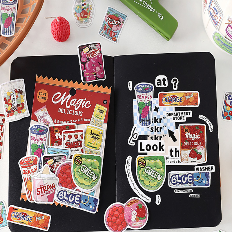 Cute Food Stickers Fast Food S - Snacks Food Labels recensie en prijs