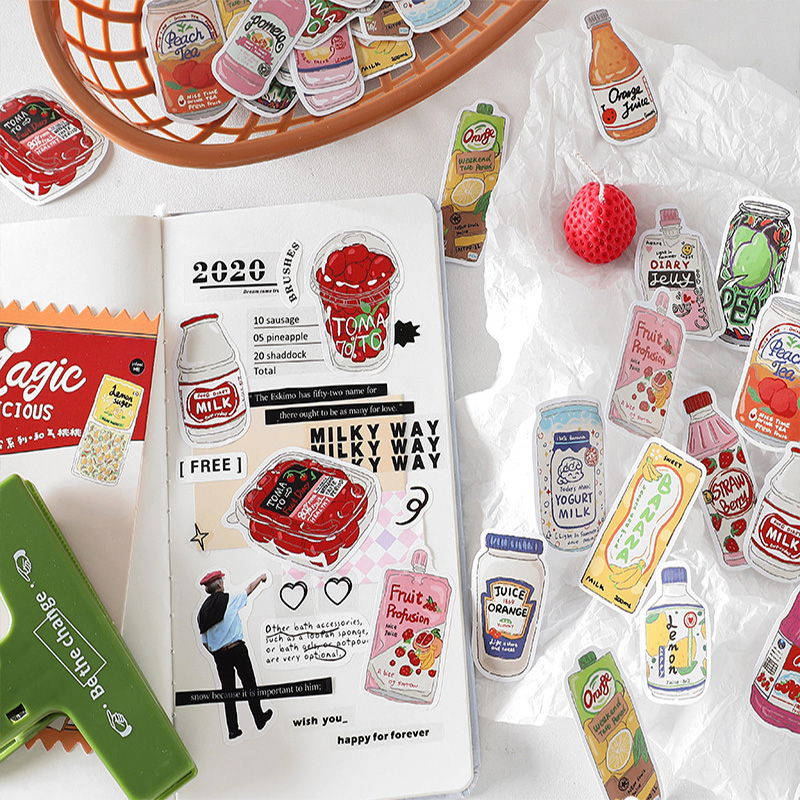 Cute Food Stickers Fast Food S - Snacks Food Labels recensie en prijs