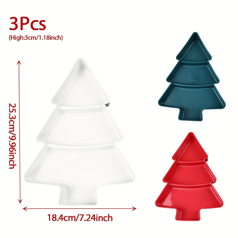 3Pcs Christmas Tree Food Decor - Xmas Food Snacks recensie en prijs
