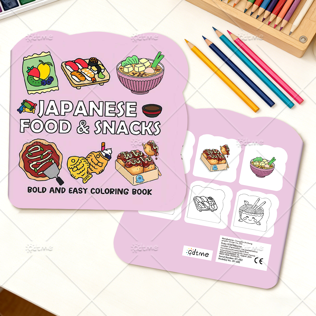 JAPANESE FOOD & SNACKS Irregul - Food Snacks Drawing recensie en prijs
