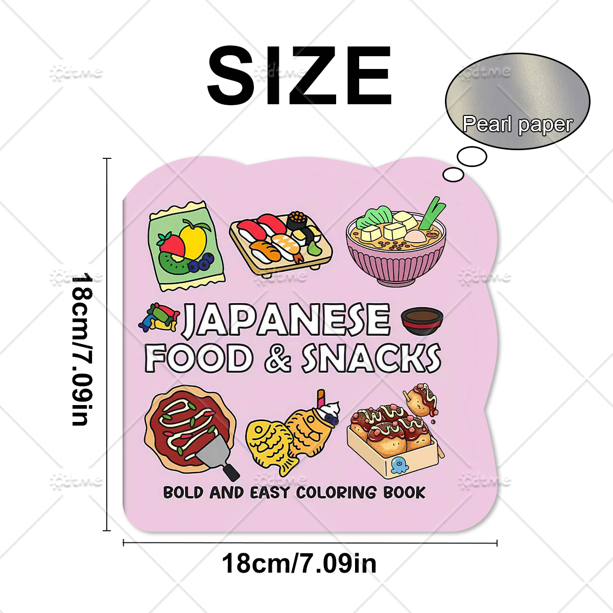JAPANESE FOOD & SNACKS Irregul - Food Snacks Drawing recensie en prijs